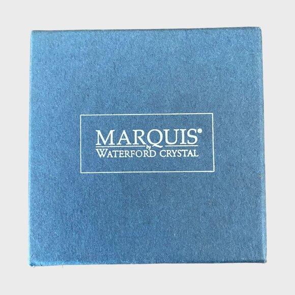 Marquis Waterford Crystal Covered Heart Box 3'' Jewelry Trinkets New Opened Box - Picture 10 of 14